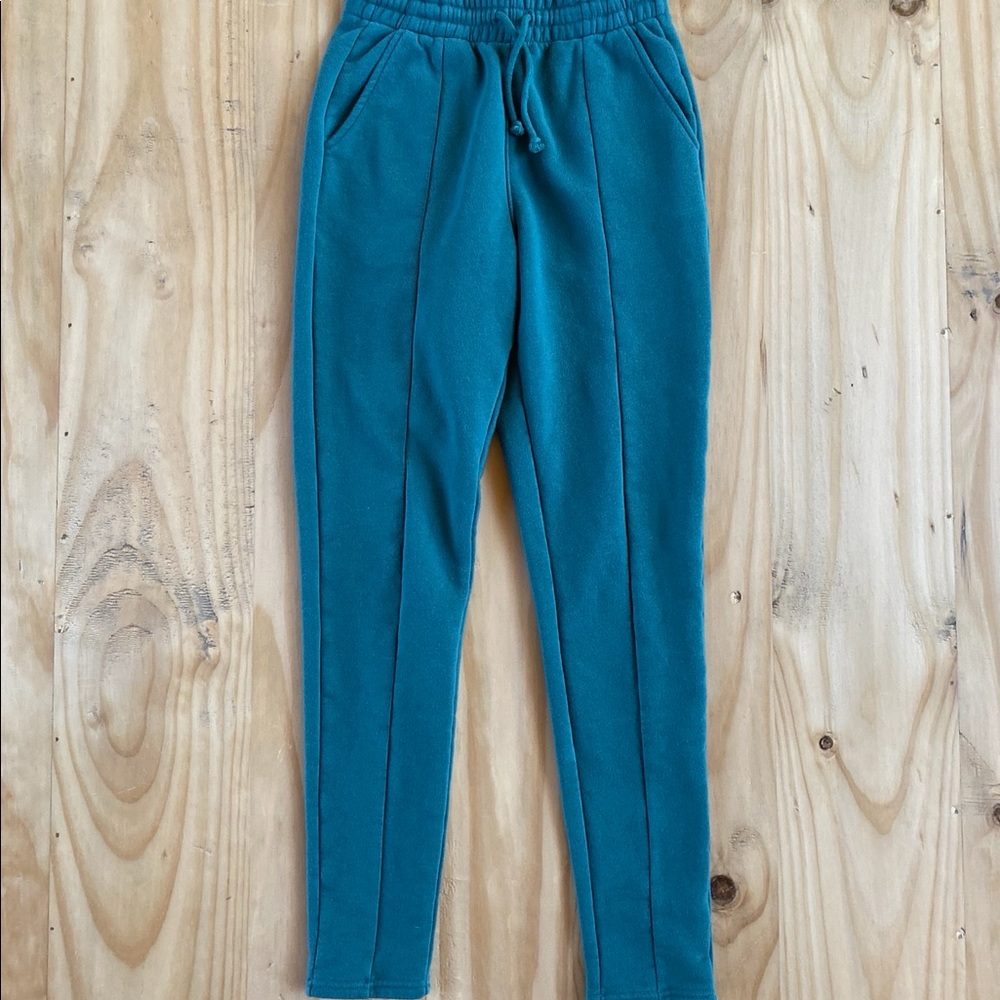 Aritzia TNA Teal Sweatpant